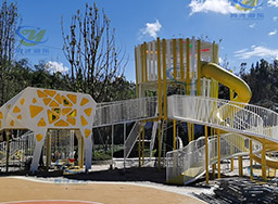 户外儿童游乐场设施 无动力游乐设备 非标不锈钢滑梯定制厂家