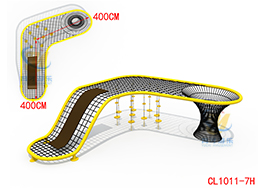 户外儿童攀岩攀爬网游乐园防护拓展网绳麻绳网钻笼网
