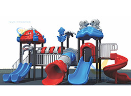 广州儿童滑梯_公园小区组合滑梯_幼儿园塑料滑梯
