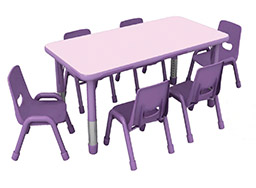  幼儿园课桌椅学习桌_幼儿园大班升降课桌椅_儿童塑料课桌椅